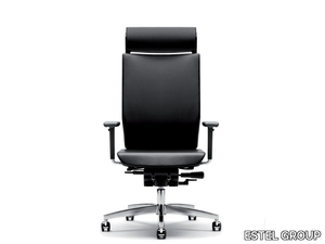 MODO - Swivel leather executive chair _ ESTEL GROUP