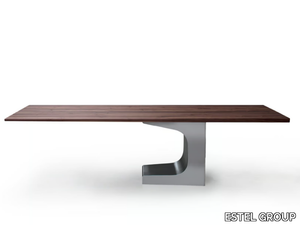 NIEMEYER - Solid wood executive desk _ ESTEL GROUP