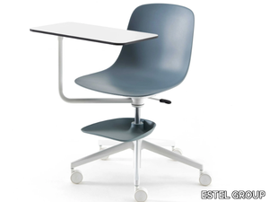 SHELL - Polypropylene training chair with writing tablet _ ESTEL GROUP