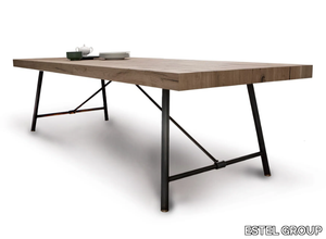 PLOMBIER - Rectangular wooden table _ ESTEL GROUP