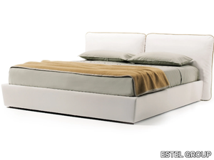 PLUME - Storage bed with upholstered headboard _ ESTEL GROUP