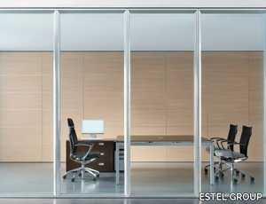 WALLTECH - Acoustic glass office partition _ ESTEL GROUP