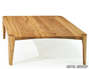 TERRA - Square oak table _ ESTEL GROUP