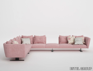 SAINT BARTH - Corner fabric sofa with removable cover _ ESTEL GROUP