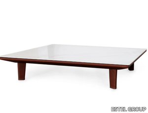 CARESSE - Low ceramic coffee table _ ESTEL GROUP