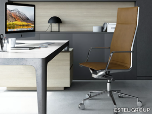 ALUMINIA - Swivel executive chair with 5-spoke base _ ESTEL GROUP