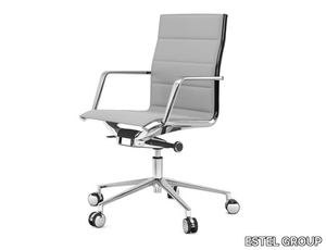 ALUMINIA - Swivel office chair with 5-Spoke base _ ESTEL GROUP