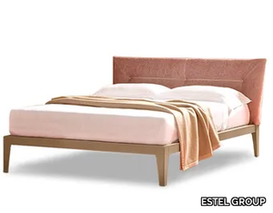 PIGALLE - Double bed with upholstered headboard _ ESTEL GROUP