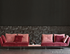 SAINT BARTH - Modular fabric sofa with removable cover _ ESTEL GROUP