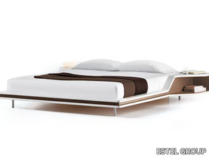 AYRTON - Leather double bed _ ESTEL GROUP