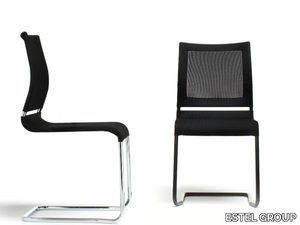 VERSO - Cantilever mesh chair _ ESTEL GROUP
