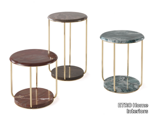 AMBAR - Round marble coffee table _ ETRO Home Interiors