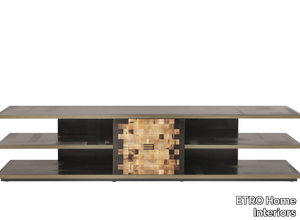 ALEPPO - Wooden TV holder with cable management _ ETRO Home Interiors