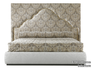 BOMBAY - Fabric king size bed with high headboard _ ETRO Home Interiors