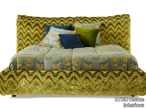 CUSHY - Fabric double bed with upholstered headboard _ ETRO Home Interiors