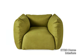 CUSHY - Leather armchair with armrests _ ETRO Home Interiors