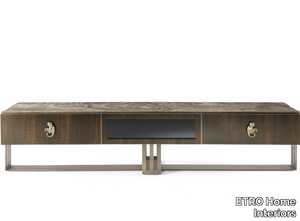 KLEE - Low eucalyptus TV holder with drawers _ ETRO Home Interiors