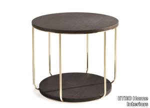 AMBAR - Round wooden coffee table _ ETRO Home Interiors