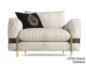 MADRAS - Fabric armchair with armrests _ ETRO Home Interiors