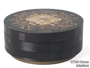 ALEPPO - Low round wooden coffee table _ ETRO Home Interiors