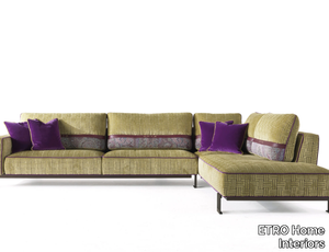 KLEE - Corner velvet sofa _ ETRO Home Interiors