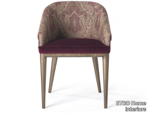 PICABIA - Upholstered velvet chair with armrests _ ETRO Home Interiors