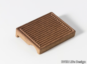 STYLE - Iroko soap dish for towel holder _ EVER Life Design