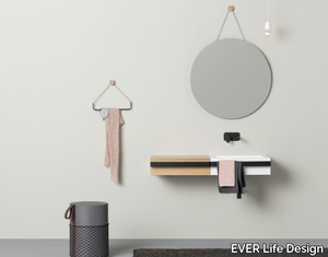 RING - Round wall-mounted bathroom mirror _ EVER Life Design