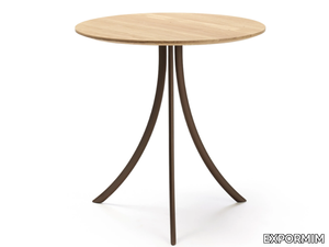 BISTRO - Round oak table _ EXPORMIM