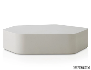 TALO - Low hexagonal MDF coffee table _ EXPORMIM