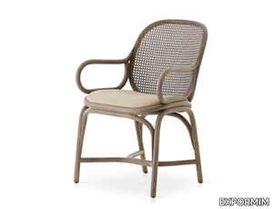 FRAMES - Rattan chair with armrests _ EXPORMIM