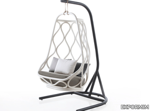 NAUTICA - 1 Seater aluminium garden hanging chair _ EXPORMIM