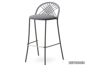 PETALE - High garden stool with back _ EXPORMIM