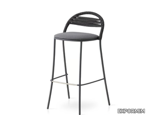 PETALE - High garden stool with back _ EXPORMIM