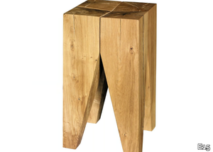 BACKENZAHN™ - Solid wood stool / coffee table _ E15