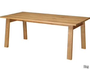 BASIS - Rectangular wooden table _ E15