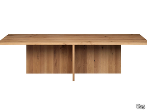 ZEHN - Rectangular oak table _ E15