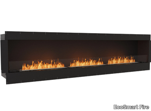 FLEX 122SS - Bioethanol steel Fireplace insert with Panoramic Glass _ EcoSmart Fire