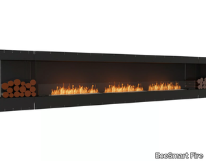 FLEX 158RC BX2 - Bioethanol steel Fireplace insert with Panoramic Glass _ EcoSmart Fire