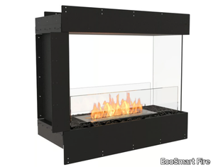 FLEX 32PN - Bioethanol steel Fireplace insert with Panoramic Glass _ EcoSmart Fire