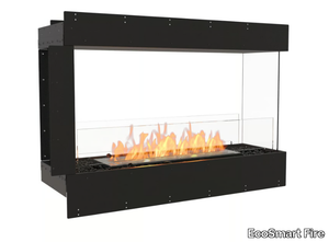 FLEX 42PN - Bioethanol steel Fireplace insert with Panoramic Glass _ EcoSmart Fire