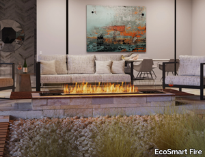 FLEX 68BN - Bioethanol glass and steel Fireplace insert _ EcoSmart Fire