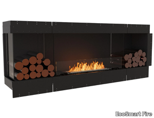 FLEX 78RC BX2 - Bioethanol steel Fireplace insert with Panoramic Glass _ EcoSmart Fire