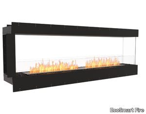 FLEX 86PN - Bioethanol steel Fireplace insert with Panoramic Glass _ EcoSmart Fire