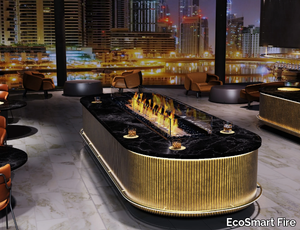 LINEAR 90 - Indoor/Outdoor built-in bioethanol fireplace _ EcoSmart Fire