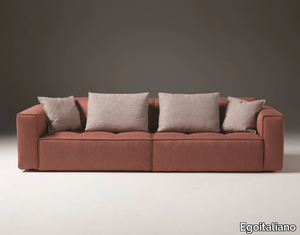 AURORA - 3 seater fabric sofa with electric motion with removable cover _ Egoitaliano