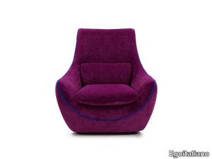 ULA - Swivel fabric armchair high-back _ Egoitaliano