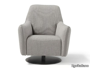 FELICITY - Swivel fabric armchair with armrests _ Egoitaliano