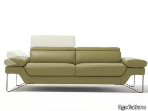 PRINCESS - 2 seater relaxing leather sofa _ Egoitaliano