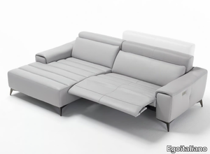 SUZETTE XL - Convertible leather sofa _ Egoitaliano